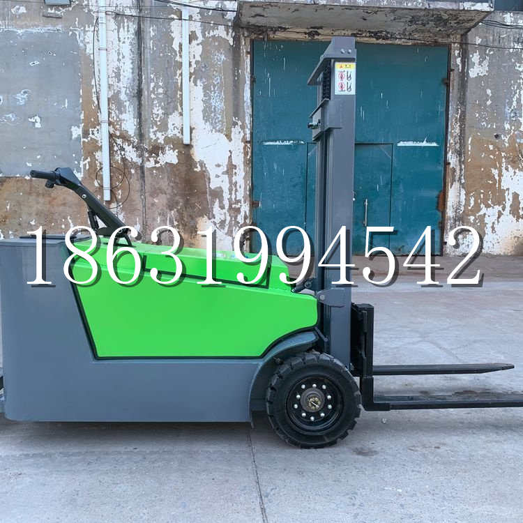 泰来县小型电动叉车1吨2吨步行站驾式电瓶堆高充电装卸车液压升降车铲车