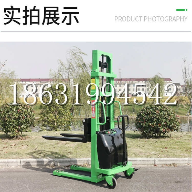 泰来县电动叉车堆高车液压铲车电瓶1吨2吨站驾步行式小型全自动叉车